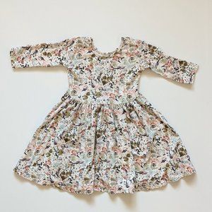 GORGEOUS Vivie and Ash Wildwood Three Quarter Sleeve Twirly Dress EUC 5T